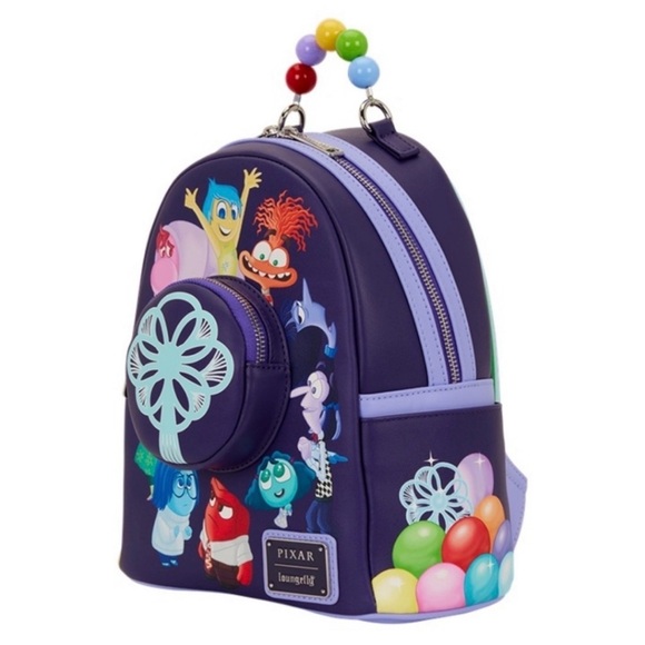 Loungefly Pixar Inside Out 2 Light Up Mini Backpack - Picture 3 of 5
